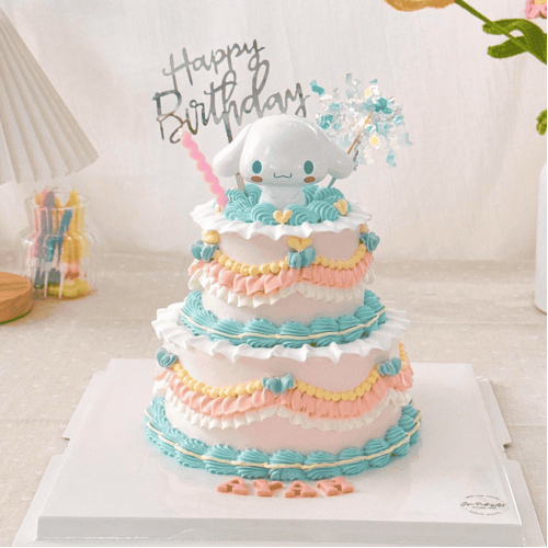2 Tier - Cinnamoroll Vintage 4" + 6"